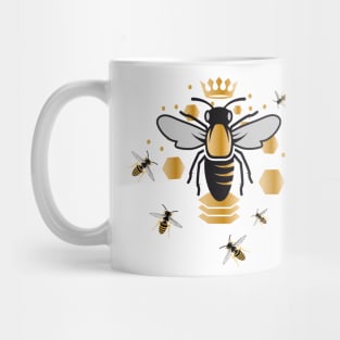 Bees queen patch Mug